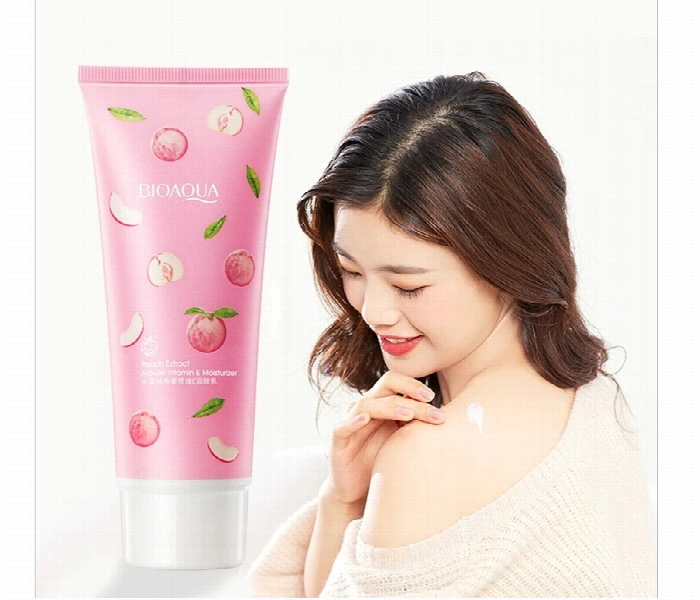 4in1 BIOAQUA Beauty Bundle Peach Exfoliation Cleanser Vitamin E Body Lotion Lactic Acid Bacteria Hand Cream Body Lotion - Zoom Image 5