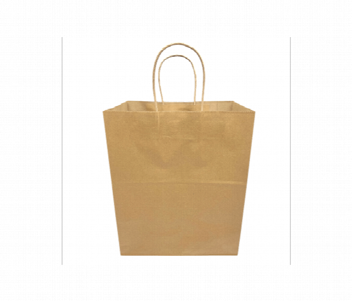 Brown Paper Bag 12x30x24 with Twisted Handle - Zoom Image