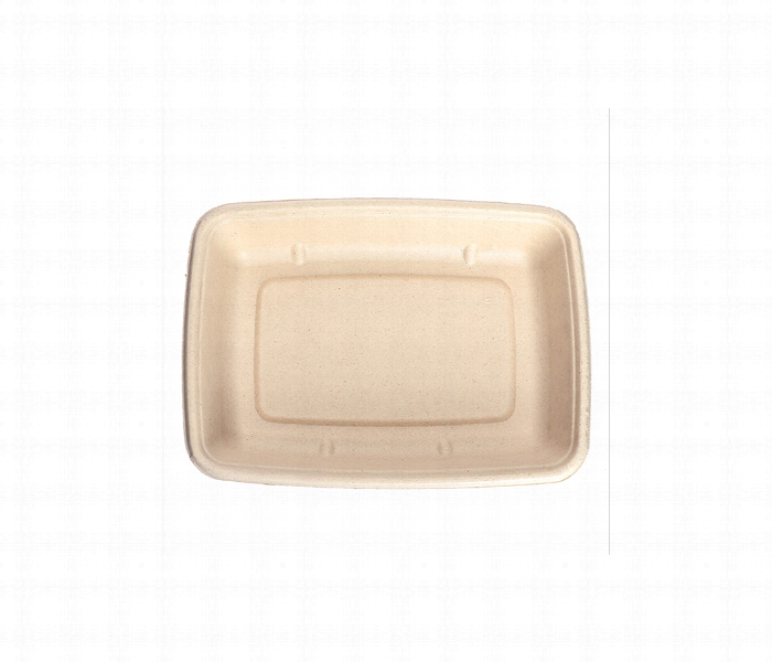 sugarcane rectangular container 1000ml is an eco friendly biodegradable food container made from bagasse - Zoom Image 2