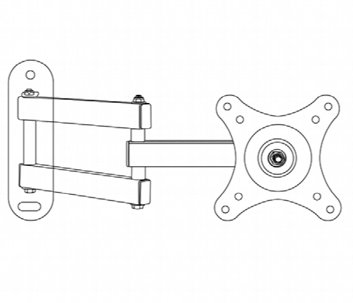 Skill Tech SH 1010P Swivel Wall Mount for TVs - Zoom Image 2