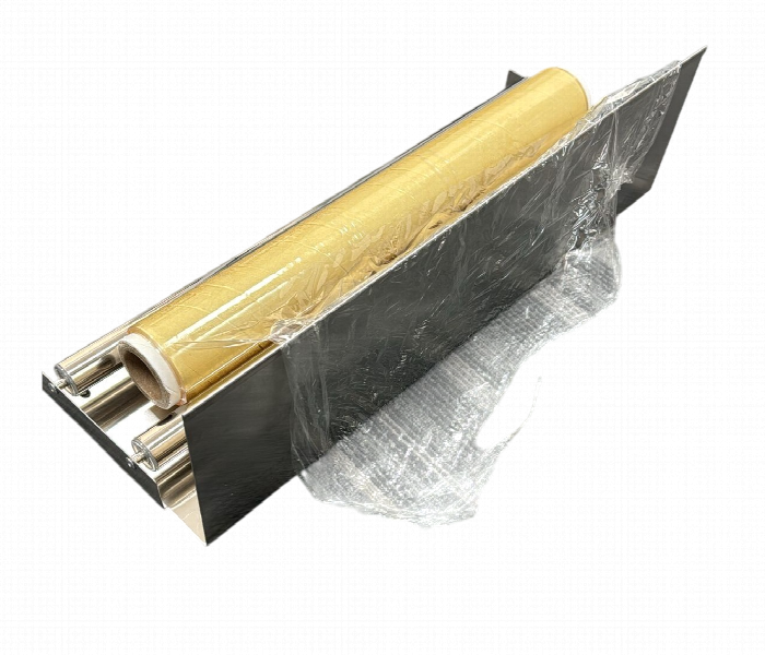 Stainless Steel Cling Film Dispenser with Cutter - Zoom Image 2