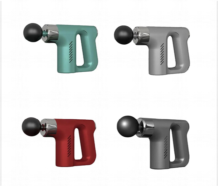 Portable KH 740 Body Massager Gun Multi Handle Mini Fascia Muscle Massage Gun with 4 Interchangeable Heads - Zoom Image 2