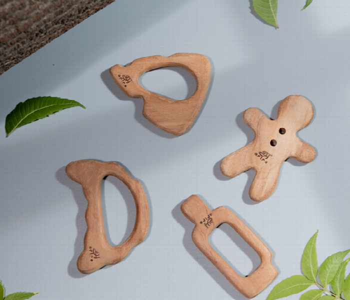 Treats Neem Wood Teether for Babies Safe and Natural Teething Relief - Zoom Image 1