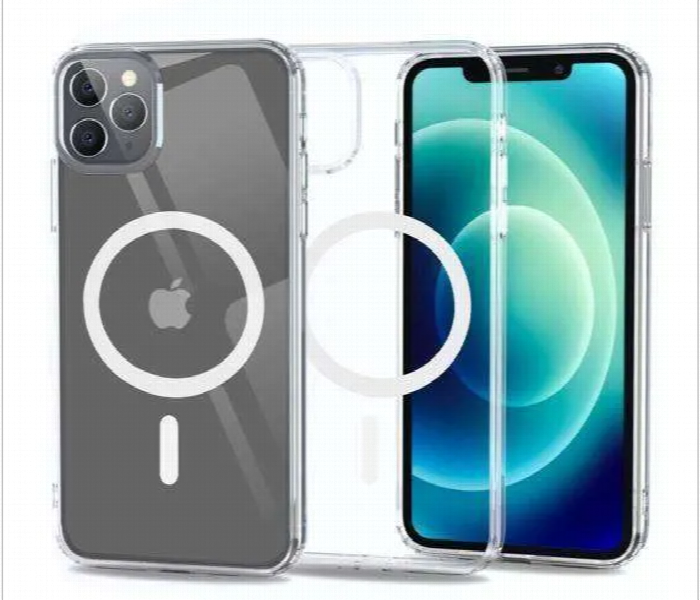 MagSafe Clear Transparent Silicone Case for iPhone 11 Pro - Zoom Image 3