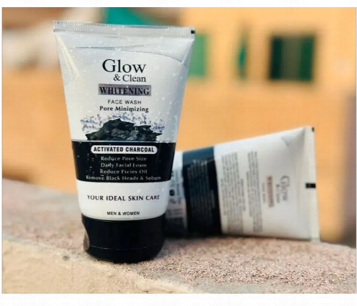 Glow And Clean Whitening Activated Charcoal Face Wash for Men and Women - Zoom Image