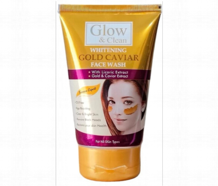 Glow and Clean Gold Caviar Whitening Face Wash For All Skin Types - Zoom Image