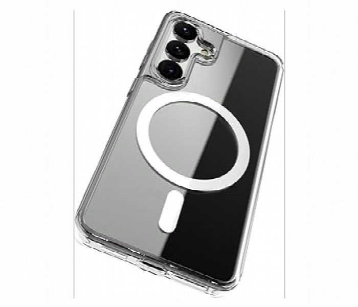 Samsung S25 Plus Magnetic Silicone Clear Case - Zoom Image 3