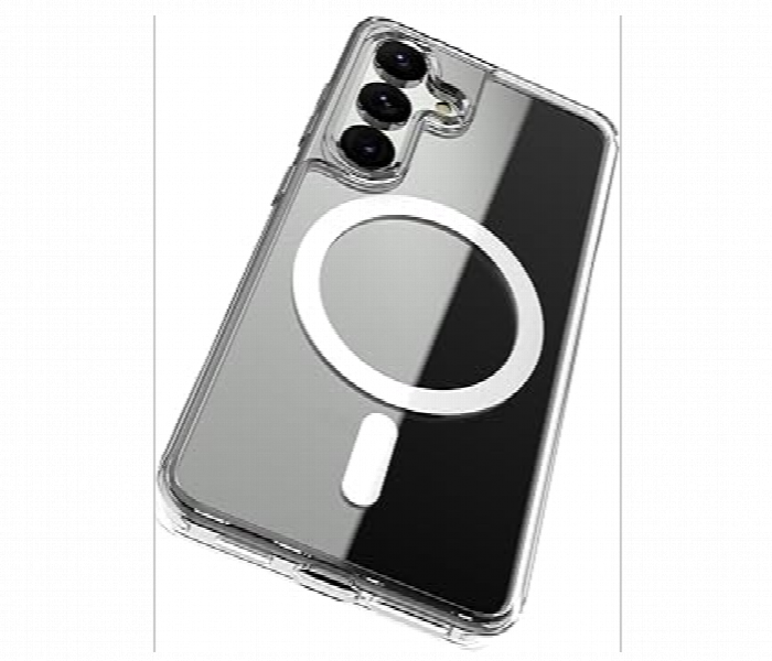 Samsung S25 Ultra Magnetic Silicone Clear Case - Zoom Image 1