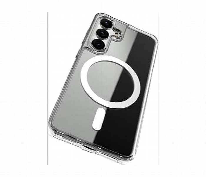 Samsung S21 Ultra Magnetic Silicone Clear Case - Zoom Image 3