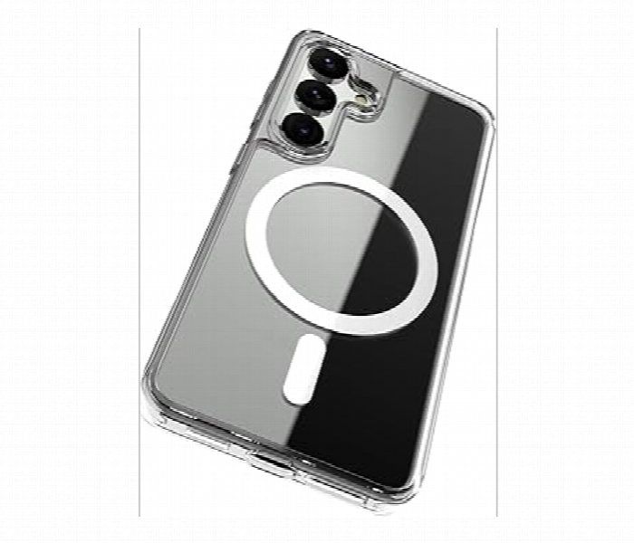 Samsung S21  Magnetic Silicone Clear Case - Zoom Image 2