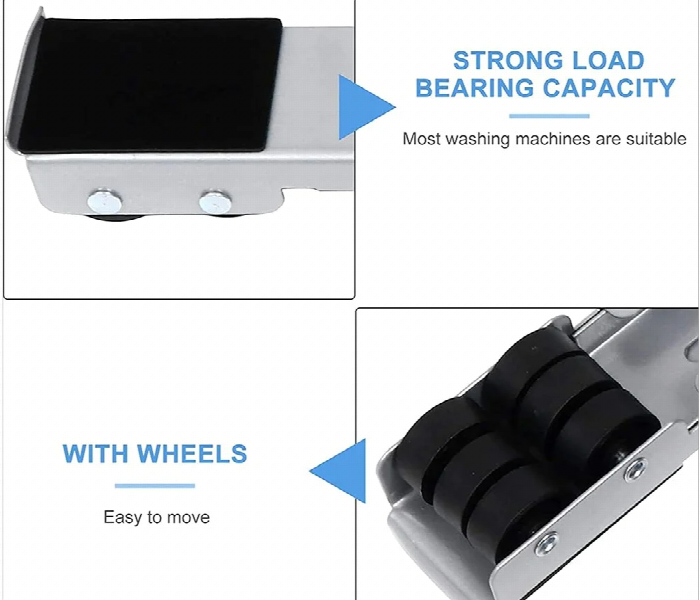 Adjustable Refrigerator and Washing Machine Movable Base for home - Zoom Image 4