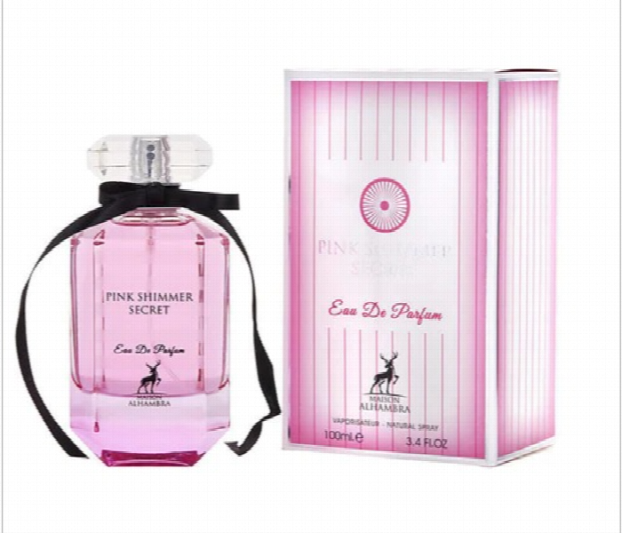 Pink Shimmer Secret EDP 100ml Perfume by Maison Alhambra for Women - Zoom Image