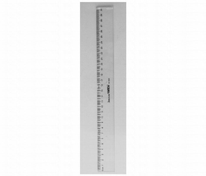 3 Pieces Plastic Ruler Set for Measuring and Drawing - Zoom Image