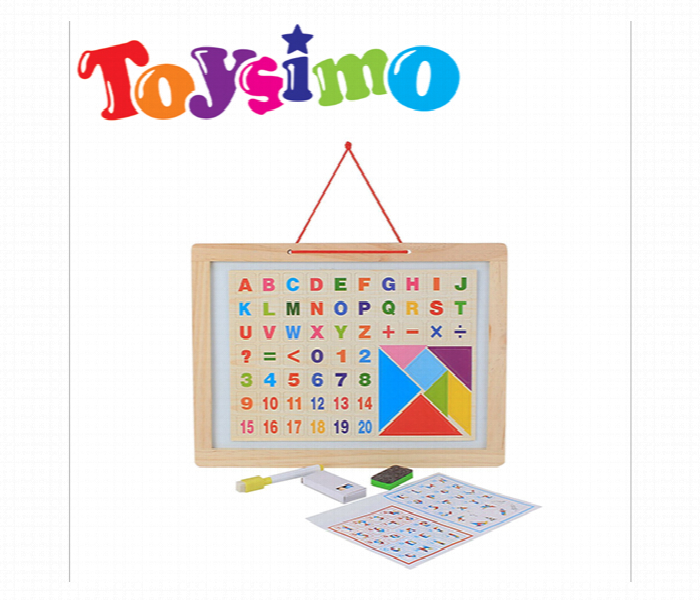 2 in 1 Educational Puzzle Board 33x22CM - Zoom Image