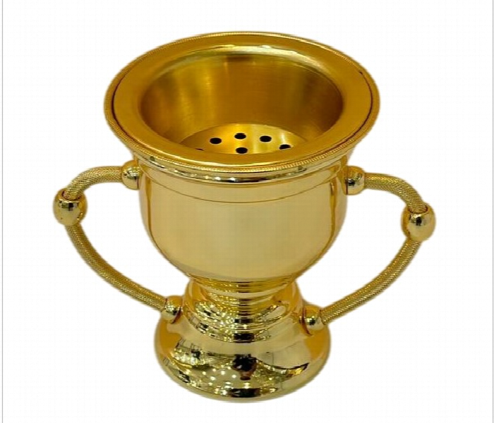 Incense Burner New Plain Full Golden 1183 G - Zoom Image