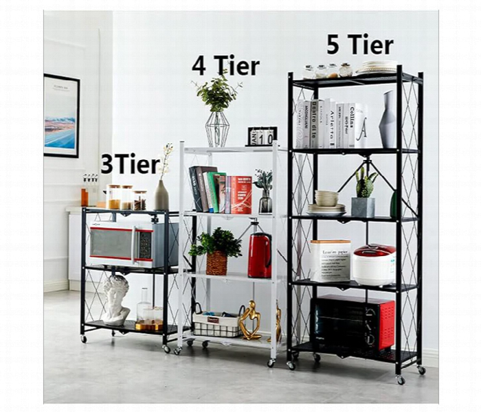 Kitchen Folding Rack 5 Layers Metal body - Zoom Image 2