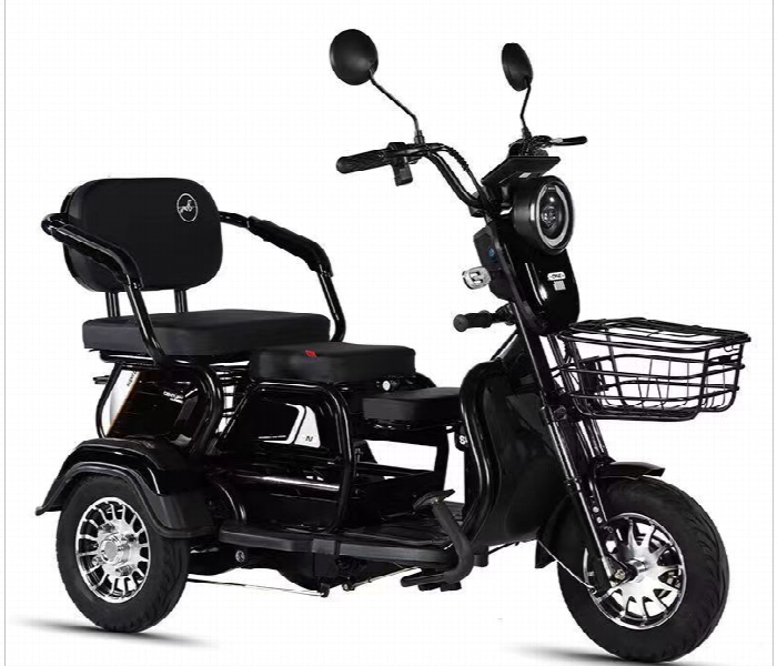 Electric Bike 3 Wheeler 60 to 70 KM range Black - Zoom Image