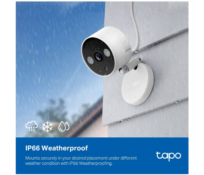 apo 2K WiFi Security Camera with Night Vision AI Detection Alarm Storage - Zoom Image 1