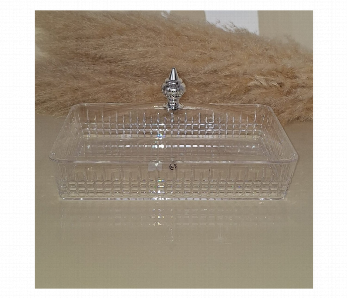 Acrylic Candy Box Rectangle Gold Small 25cm - Zoom Image