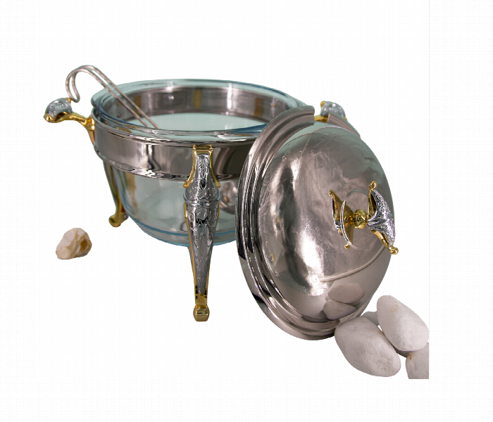 Malaika Gold Round Soup Warmer 4QTS H2513059 - Zoom Image