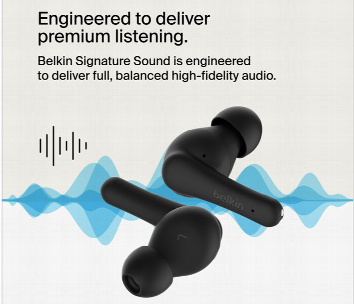 Belkin SoundForm Rhythm True Wireless Earbuds White - Zoom Image 2