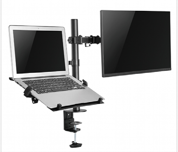 SKILL TECH SH 0240KN Single Monitor Arm With Laptop Tray 13 to 34 Inch - Zoom Image 2