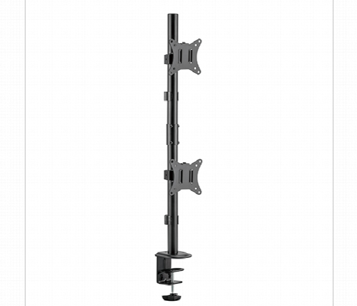 SKILL TECH SH 120 C02V Vertical Dual Monitor Steel Articulating Mount 13 to 34 Inch - Zoom Image 1