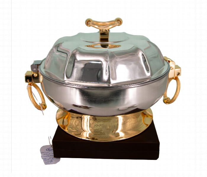 Hot Pot New 3 LTR Silver Gold HP142 3SG - Zoom Image