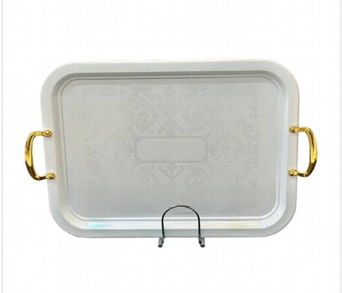 Tray Rect XL Full White Golden 204 WHG - Zoom Image