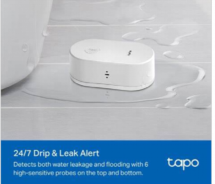 Tapo T300 Smart Water Leak Sensor with Alarm and Hub Support - Zoom Image 3