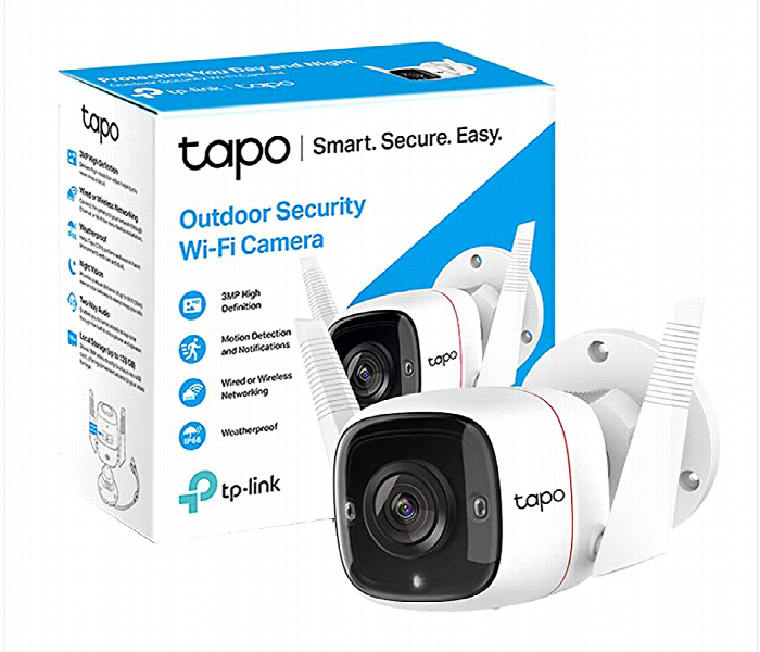 Tapo C310 3MP Outdoor Security Camera with Night Vision and Two Way Audio - Zoom Image 1