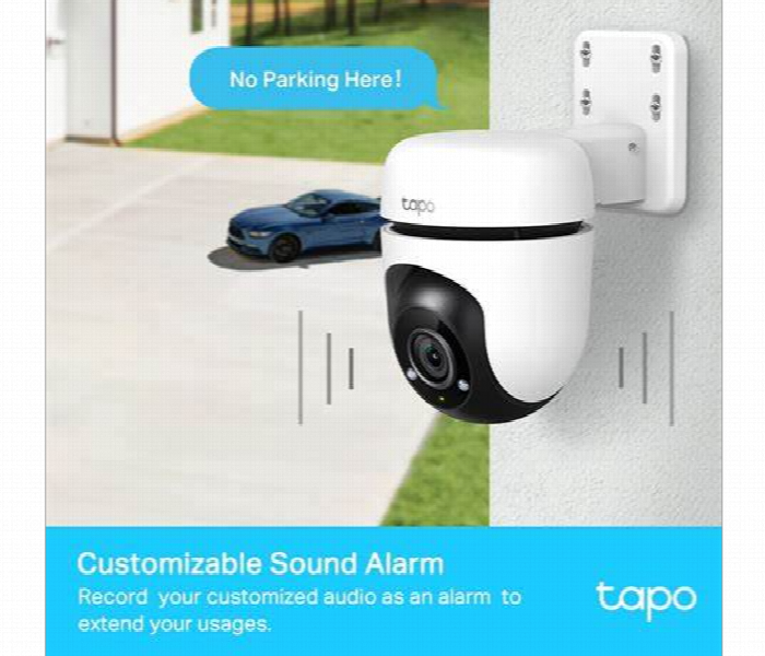 Tapo C500 1080P Outdoor Security Camera with 360 View and Color Night Vision - Zoom Image 3