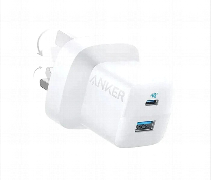 Anker Select 2 Port 20W High Speed Charger White  A2348K21 - Zoom Image