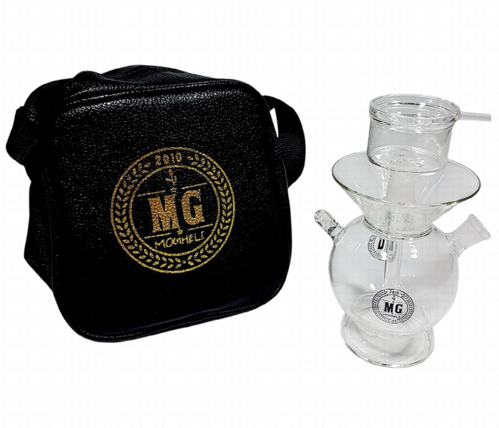 MG SHISHA SET BY 5 CLEAR WITH BAG - Zoom Image