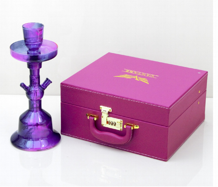 VANTAGE SHISHA SET BY 7 PINK BLACK - Zoom Image