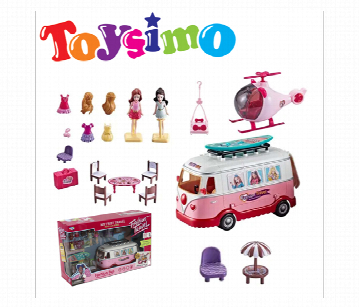 Deluxe Lovely Dolls Bus Set is the ultimate pretend play toy for girls - Zoom Image