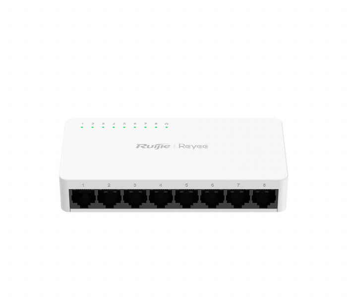 RG ES08G L 8 Port 10 100 1000 Mbps Unmanaged Non PoE Switch - Zoom Image 1