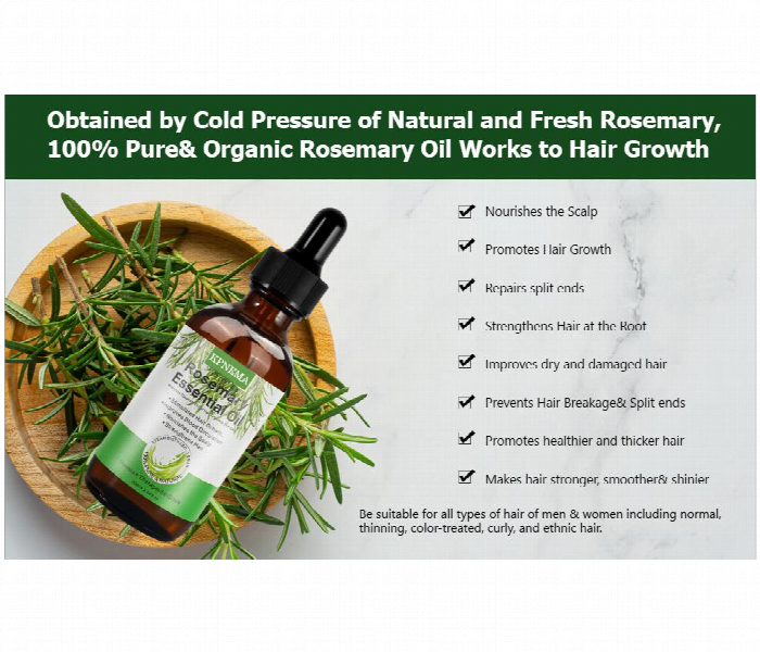 Rosemary Hair Serum for Healthy Growth - Zoom Image 3