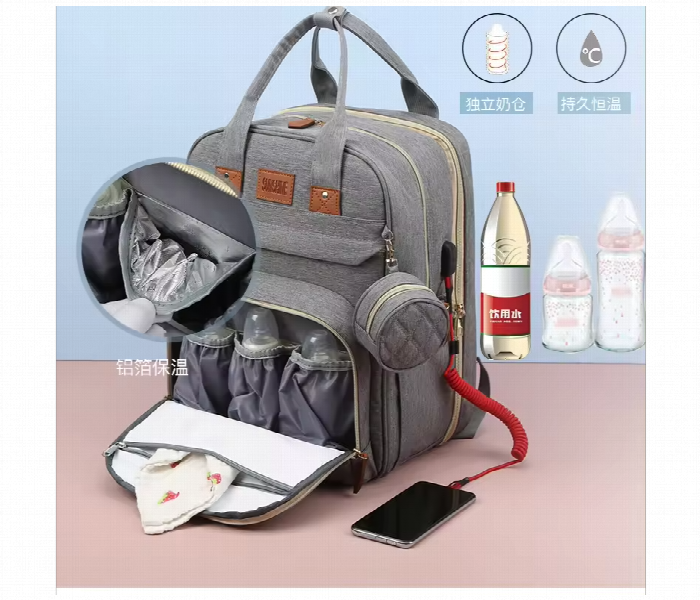 Diaper Mummy Bag for Baby Essentials - Zoom Image 2