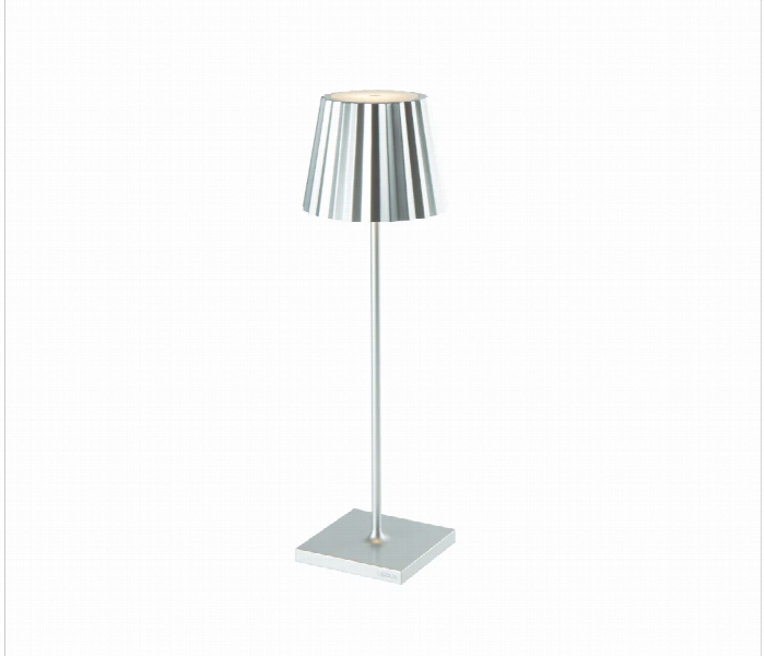 Plisse Cordless Lamp by Elant Chrome - Zoom Image 1