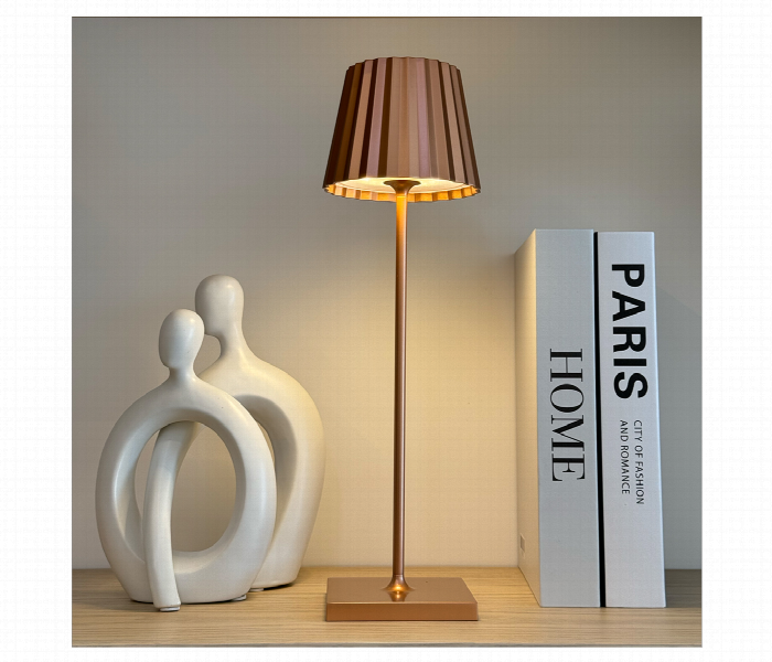 Plisse Cordless Lamp by Elant Bronze - Zoom Image 2