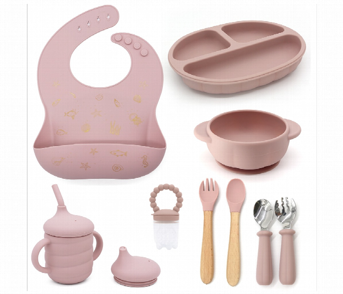 Baby Dining Set Soft Silicone Feeding - Zoom Image 2