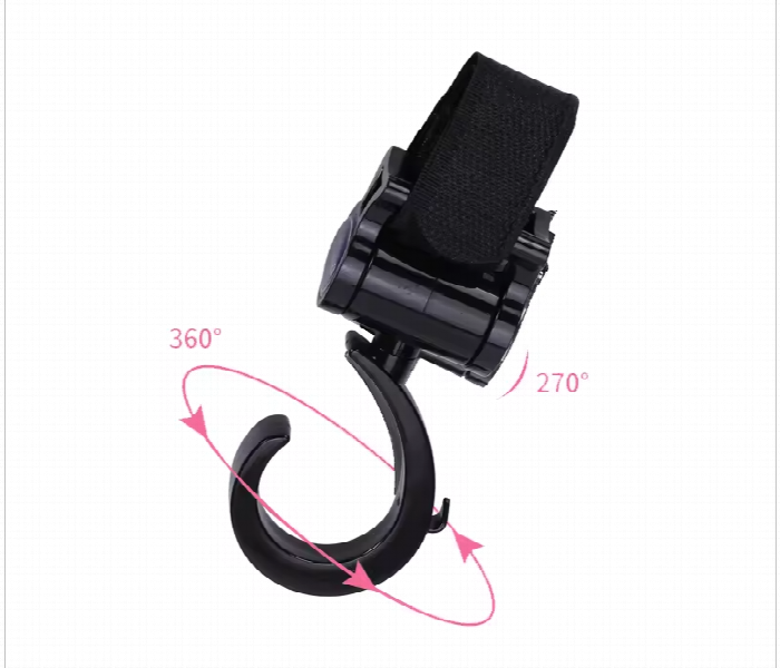 Stroller Hook 2PCS Heavy Duty Bag Holder - Zoom Image 3