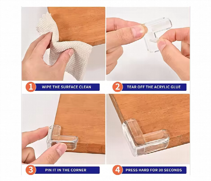 able Corner Protection L Shape 4 PCS - Zoom Image 3