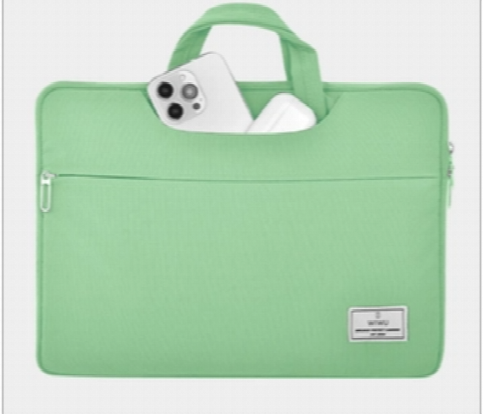 WiWU ViVi Laptop Handbag 15.6 Inch Mint Green - Zoom Image 1