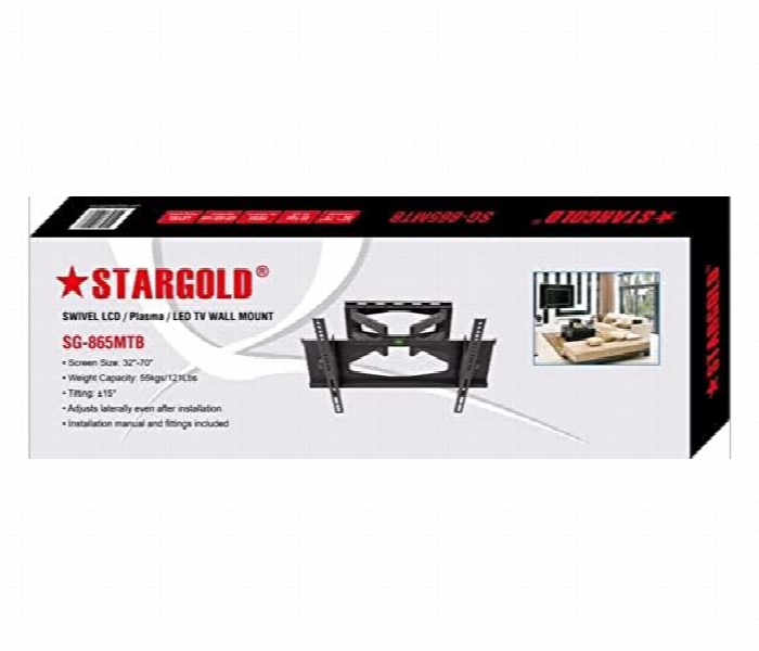 Stargold SG 865MTB Swivel Full Motion Wall Mount for 32 To 80 Screen - Zoom Image 2