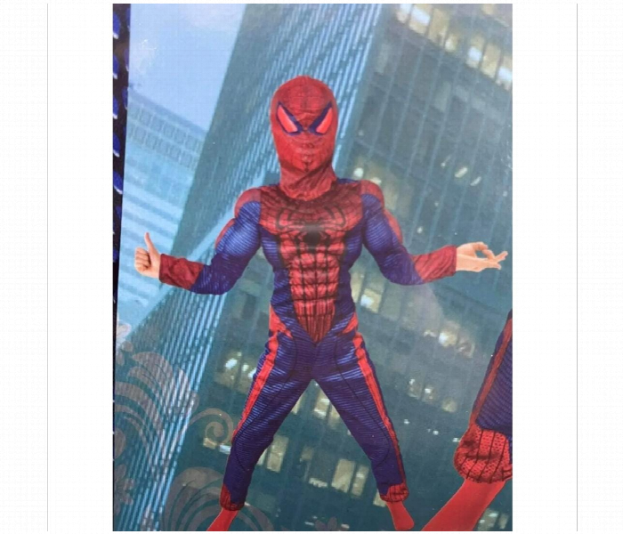 Spider Man Costume With Hood Size  L And M - Zoom Image