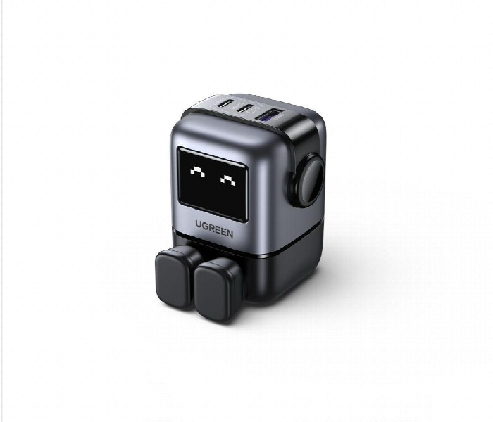 Ugreen Nexode Rg 65W . 3 Port Robot Gan Charger  . Black - Zoom Image 1