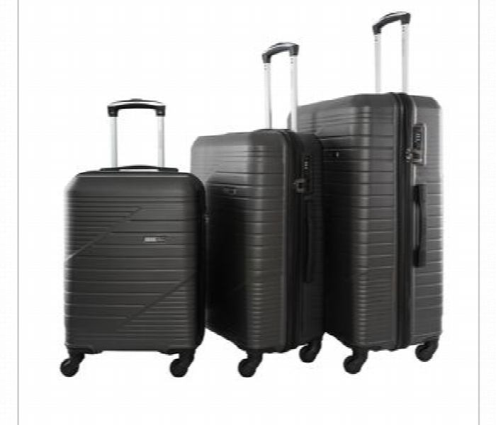 Trolley Luggage Set Of 3 Pcs Abs Hard Side Spinner Wheels - Zoom Image 4
