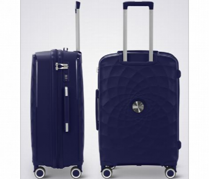 Lightweight 3 Piece Polypropylene Luggage Set Navy - Zoom Image 3